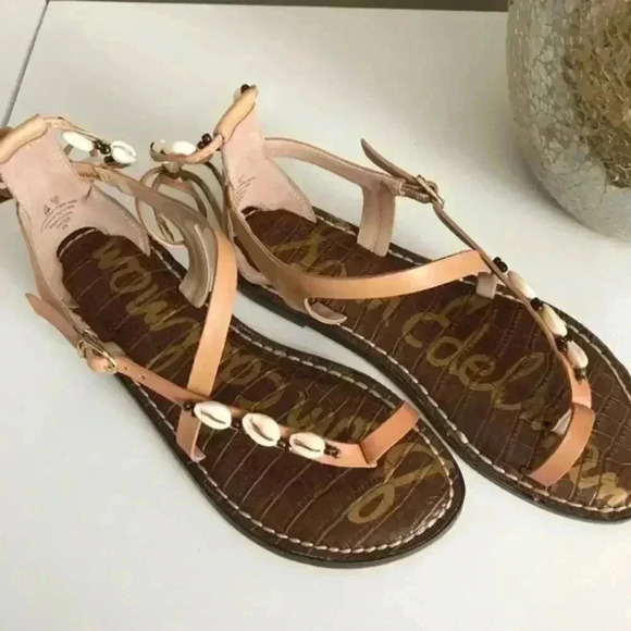Sam Edelman Garten Sandals Natural Size 5 - Picture 5 of 8